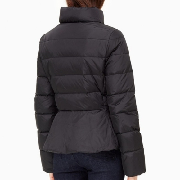 Kate Spade peplum puffer jacket Sz 2 - Picture 2 of 6